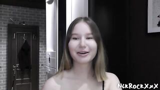 Молоденькая русская парочка пробует косить под америкосов