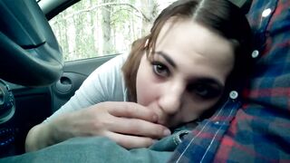 Сдела минет за рулём