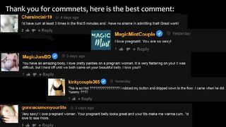 У беременной жены оргазм до слёз